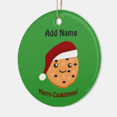 Merry Cookiemas Weihnachtskeks Keramikornament (Links)