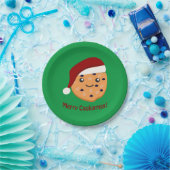 Merry Cookiemas Weihnachtskeks Pappteller (Party)