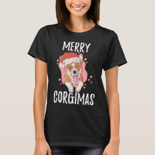 Merry Corgimas Pembroke Welsh Corgi Funny Christma T-Shirt