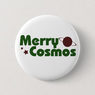 Merry Cosmos Button