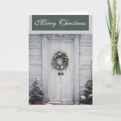 Merry Country Christmas Karte (Vorderseite)