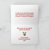 Merry Covid Christmas Feiertagskarte (Innenseite)