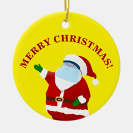 Merry Covid Christmas Keramik Ornament