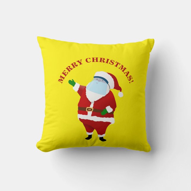 Merry Covid Christmas Kissen (Vorderseite)