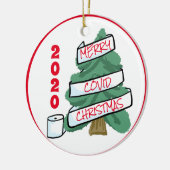 Merry Covid Weihnachts-Toilettenpapier Garland 202 Keramik Ornament (Links)