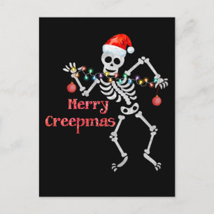 Merry Creep mas Funny Weihnachten Skelett