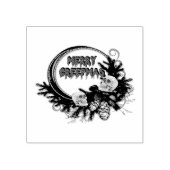 Merry Creepmas Art Briefmarke Horror Gummistempel (Prägung)