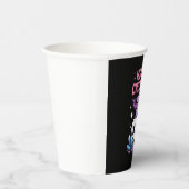 Merry Creepmas Cat Pastel Goth Christmas Skull T-S Pappbecher (Rechts)