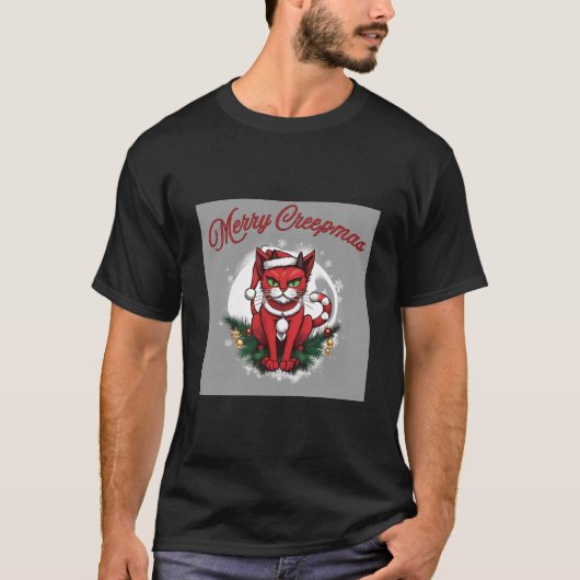 Merry Creepmas Cat T - Shirt (Vorderseite)