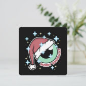 Merry Creepmas Feiertagskarte (Stehend Vorderseite)