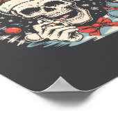 Merry Crisis Dark Humor Sarcastic Christmas Goth P Poster (Ecke)