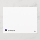 Merry Crisis Graffiti Feiertagspostkarte (Rückseite)