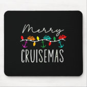 Merry Cruise-mas Cruise Christmas Xmas Pajamas Hol Mousepad (Vorne)