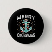 Merry Cruise-mas Matching Family Christmas Cruise Button (Vorderseite)