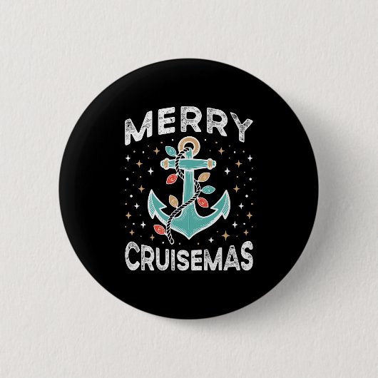 Merry Cruise-mas Matching Family Christmas Cruise  Button (Vorderseite)