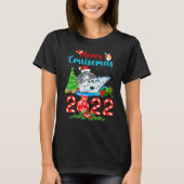Merry Cruisemas 2022 Christmas Tree Snowman Christ T-Shirt (Vorderseite)