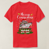 Merry Cruisemas 2022 Family Cruise Weihnachten T-Shirt (Design vorne)