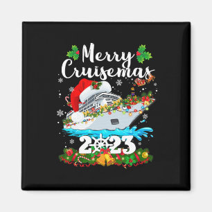 Merry Cruisemas 2023 Weihnachten Weihnachtsfeierta Magnet