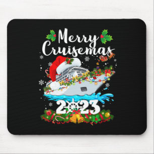 Merry Cruisemas 2023 Weihnachten Weihnachtsfeierta Mousepad