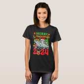 Merry Cruisemas 2024 Cruise Christmas Rudolph Xmas T-Shirt (Vorne ganz)