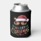Merry Cruisemas 2024 Weihnachten Weihnachtsmann Dosenkühler (Kanne Vorderseite)