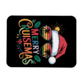 Merry Cruisemas 2024 Weihnachten Weihnachtsmann Magnet (Horizontal)