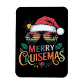 Merry Cruisemas 2024 Weihnachten Weihnachtsmann Magnet (Vertikal)