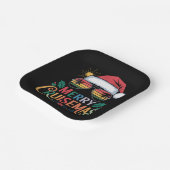 Merry Cruisemas 2024 Weihnachten Weihnachtsmann Pappteller (Gewinkelt)