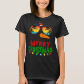Merry Cruisemas 2025 Christmas Santa Snowman Cruis T-Shirt (Vorderseite)