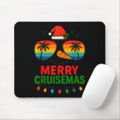 Merry Cruisemas 2025 Christmas Santa Snowman Funny Mousepad (Mit Mouse)