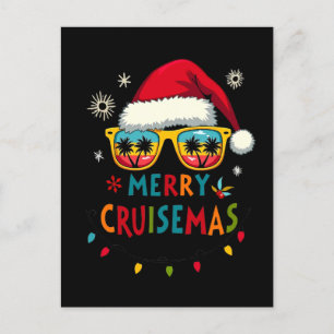 Merry Cruisemas 2025 Weihnachten Weihnachtsmann Postkarte