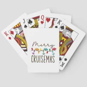 Merry Cruisemas Christmas Cruise Family Matching Spielkarten