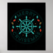 Merry Cruisemas Christmas Cruise Matching Family X Poster (Vorne)