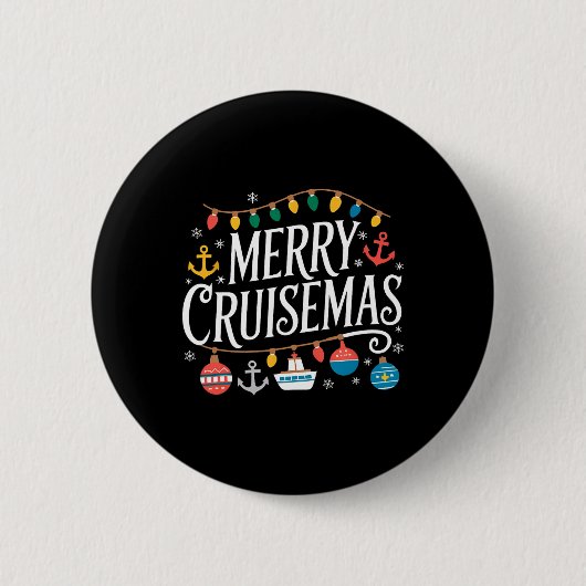 Merry Cruisemas Christmas Cruise S Family Cruisin Button (Vorderseite)