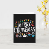 Merry Cruisemas Christmas Cruise S Family Cruisin Karte (Gelbe Blume)