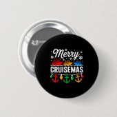 Merry Cruisemas Christmas Family Cruisin Funny Cru Button (Vorne & Hinten)