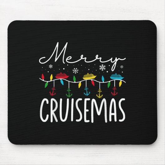 Merry Cruisemas Christmas Family Cruisin Funny Cru Mousepad (Vorne)