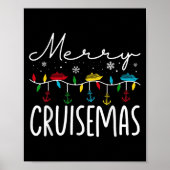 Merry Cruisemas Christmas Family Cruisin Funny Cru Poster (Vorne)