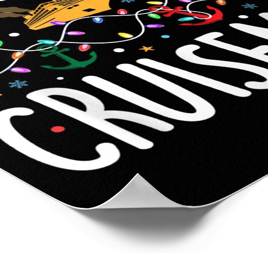 Merry Cruisemas Christmas Family Cruising Squad Xm Poster (Ecke)