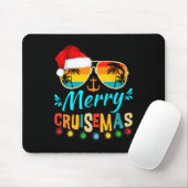 Merry Cruisemas Christmas Santa Reindeer Kreuzfahr Mousepad (Mit Mouse)