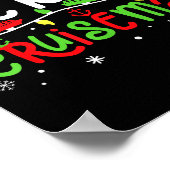 Merry Cruisemas Christmas Xmas Cruise Family Pajam Poster (Ecke)