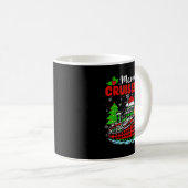 Merry Cruisemas Cruise Christmas Family Xmas Pajam Kaffeetasse (VorderseiteRechts)