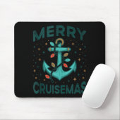 Merry Cruisemas Cruise Christmas Light Matching Fa Mousepad (Mit Mouse)