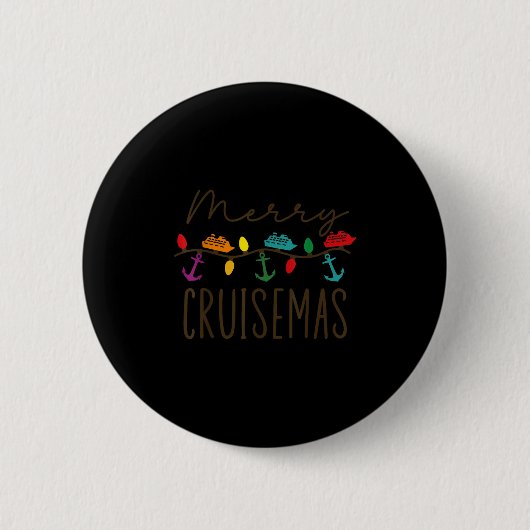 Merry Cruisemas Cruise Christmas Lights Matching F Button (Vorderseite)