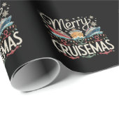 Merry Cruisemas Cruise Family Weihnachten Urlaub Geschenkpapier (Rolleneckpunkt)