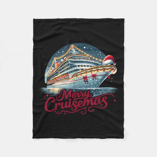 Merry Cruisemas - Cruise Mas Fleecedecke (Vorderseite)