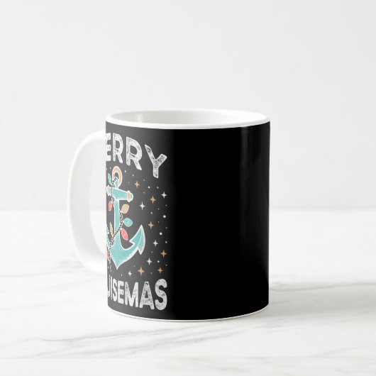 Merry Cruisemas Cruise Mas Matching Family Christm Kaffeetasse (Vorderseite Links)