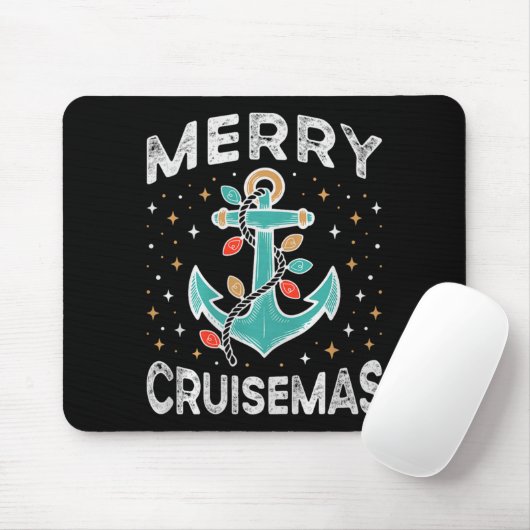 Merry Cruisemas Cruise Mas Matching Family Christm Mousepad (Mit Mouse)