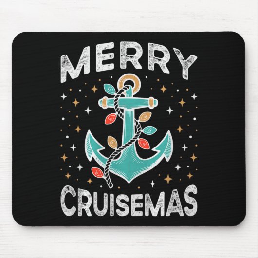 Merry Cruisemas Cruise Mas Matching Family Christm Mousepad (Vorne)