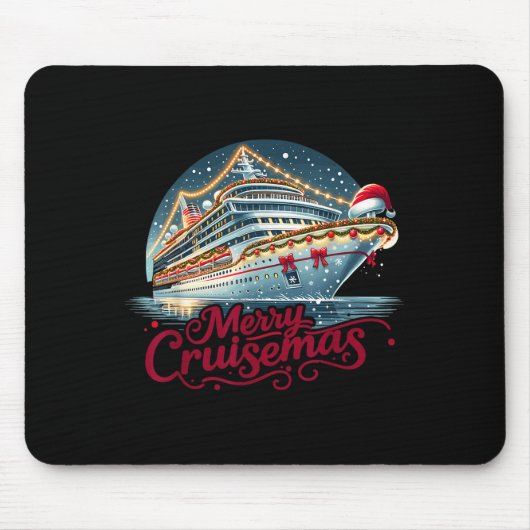 Merry Cruisemas - Cruise Mas  Mousepad (Vorne)